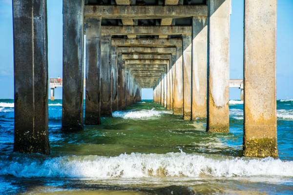 A pier near Port Aransas