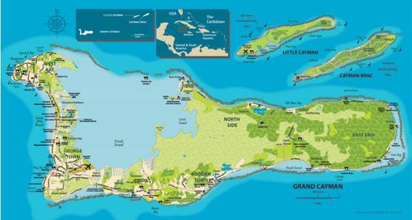 Cayman Islands Map