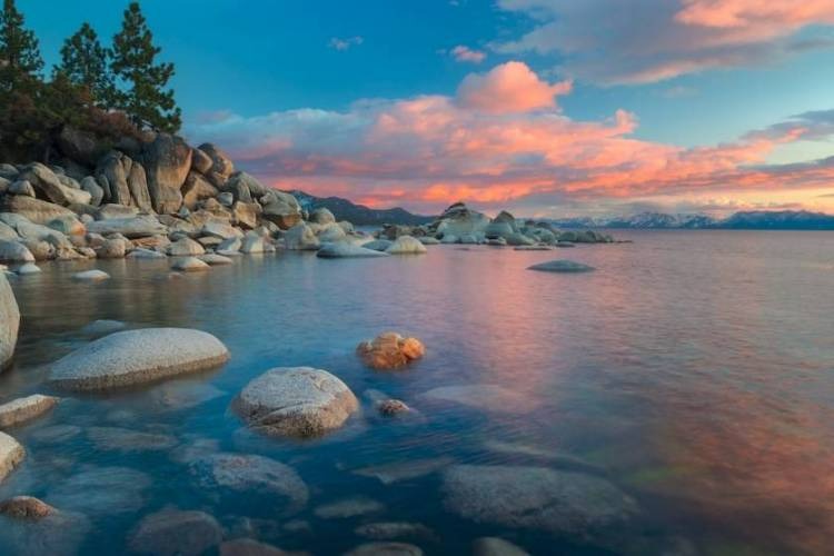Spring in lake Tahoe