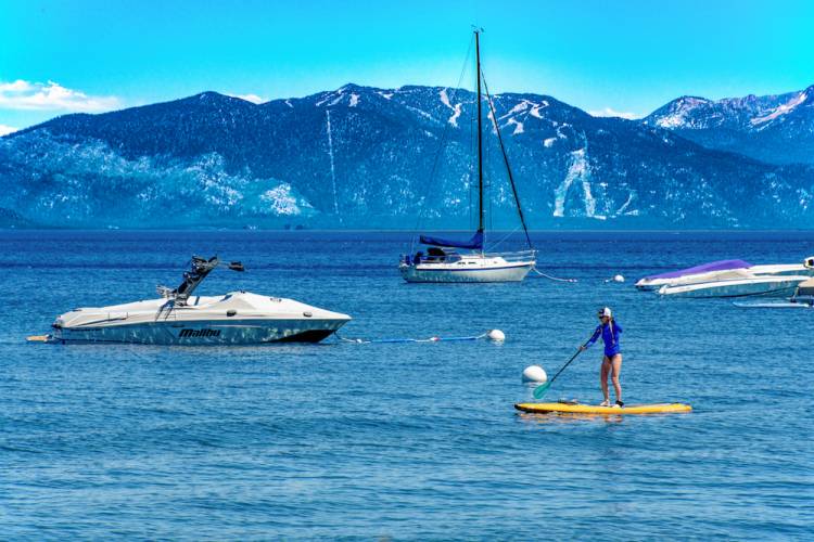 boating water sports water activities on south lake tahoe