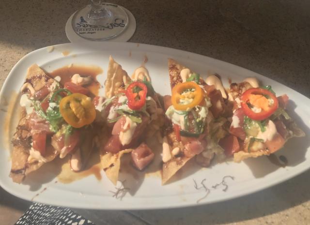 Do the Poke Nachos at Happy Hour at the Sea House