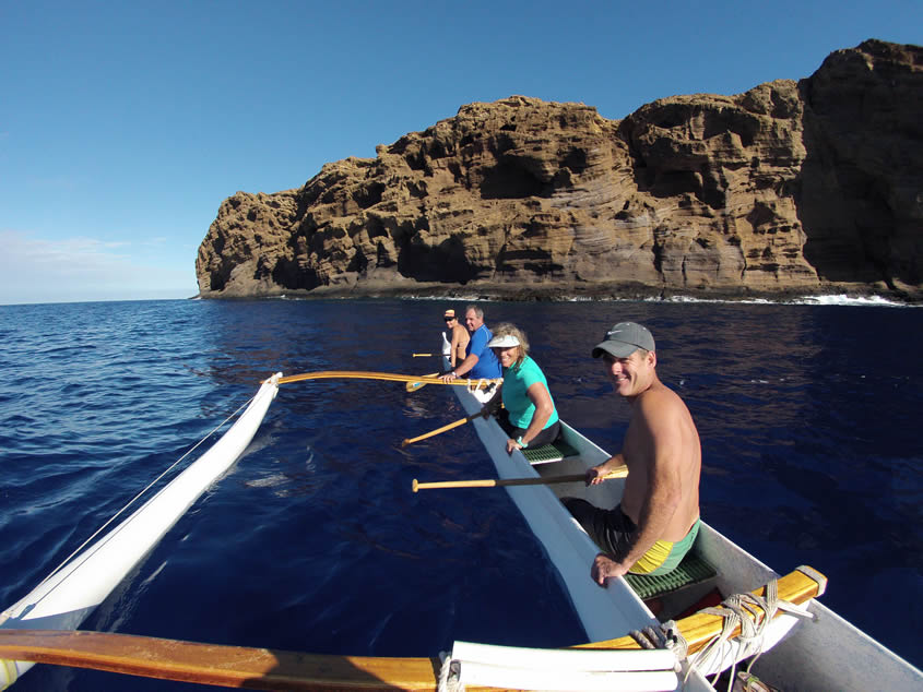 Hawaiian Outrigger Canoe Tour