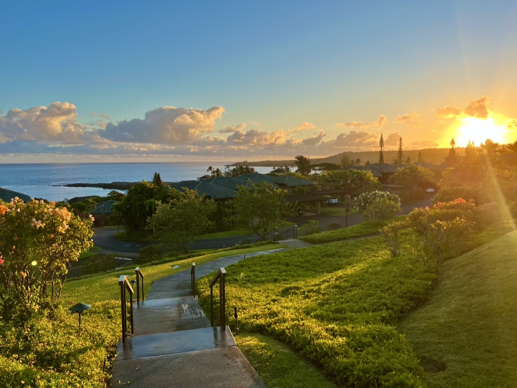 Sunrise Over the West Maui Mountains