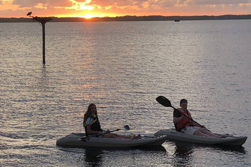 kayakers in sandbridge