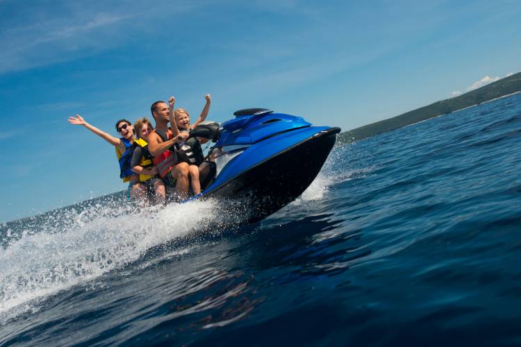 jet ski in sandbridge