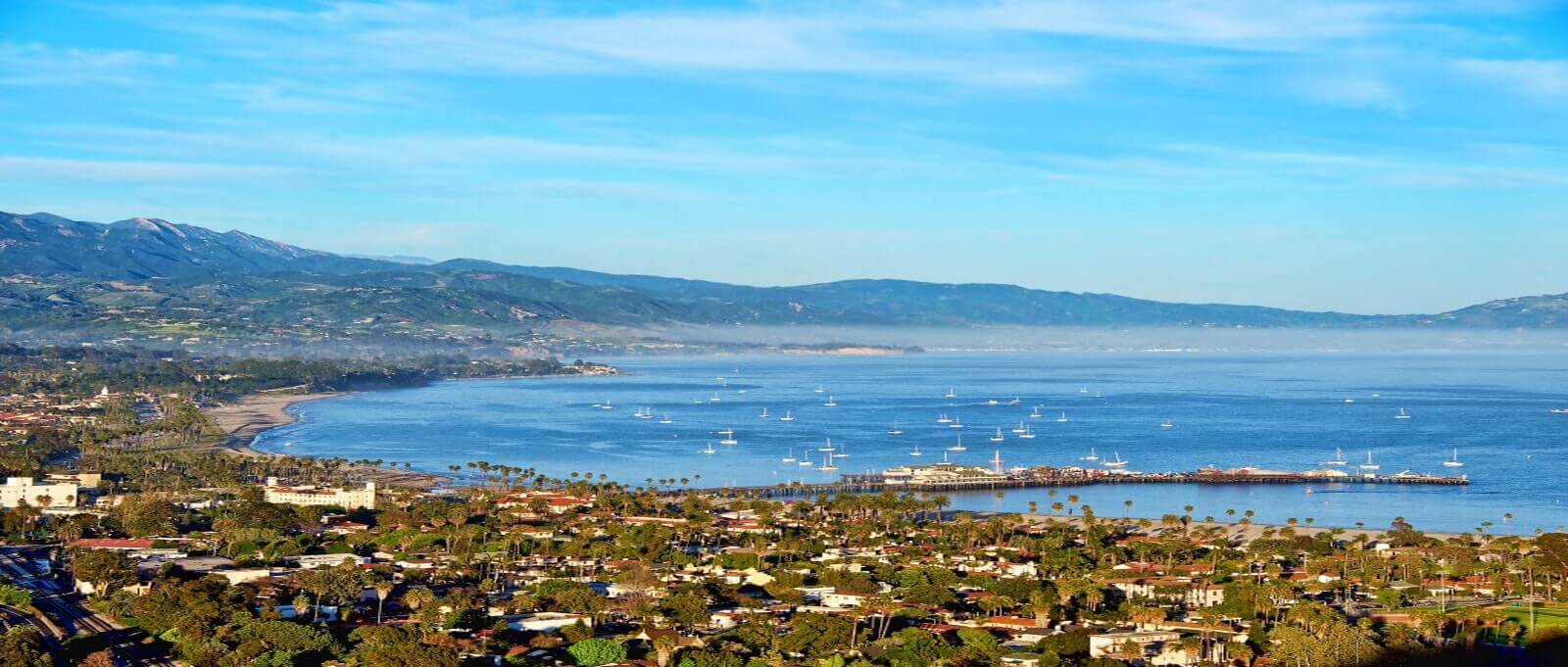 Aerial view of beach