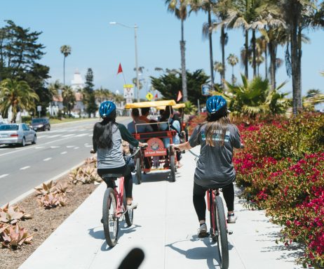 biking