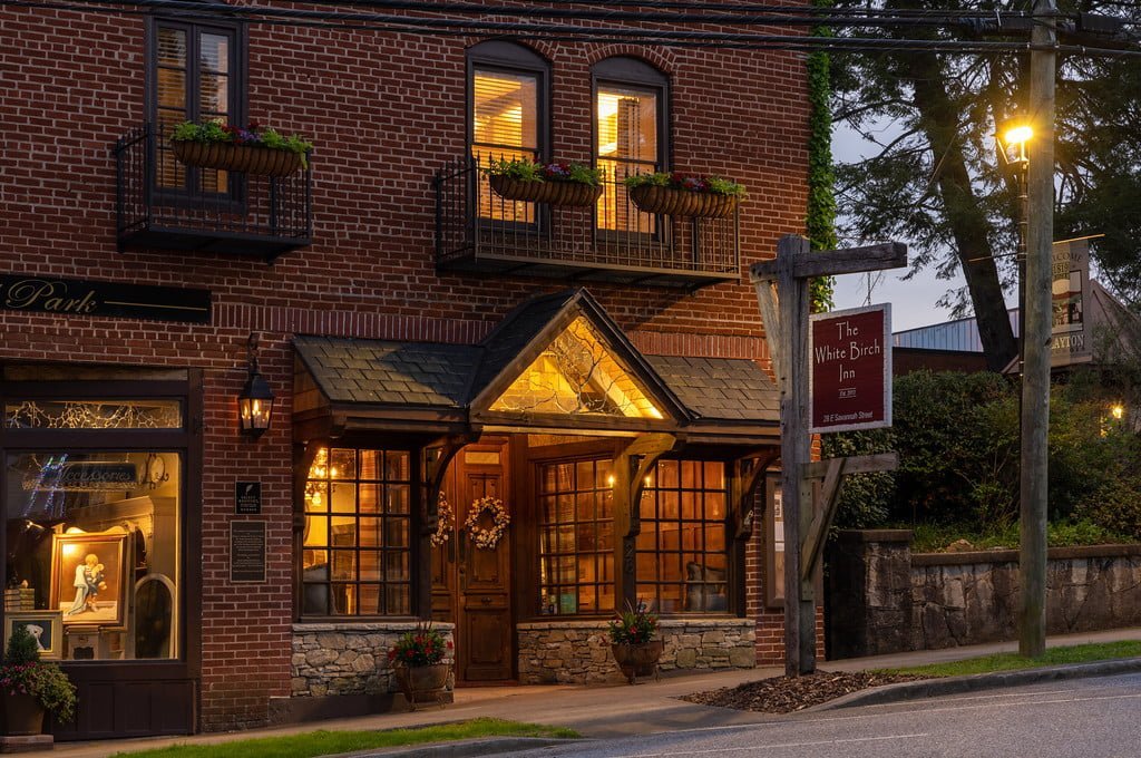 front of inn
