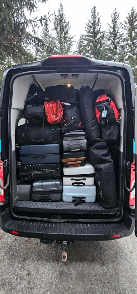 Rear storage compartment