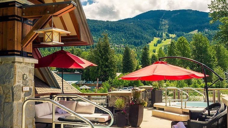 Nita Lake Lodge Spa lakeside setting in Whistler