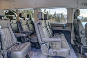 Limovan interior seating